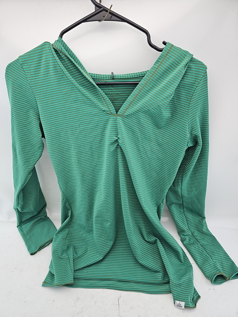 Prana Striped Long Sleeve Hoodie